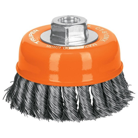  Escobillas Tipo Copa 4" Alambre Trenzado Grueso M14 Truper 17532 22.033898 Escobilla Tipo Copa, Alambre Trenzado Grueso 4" Espe