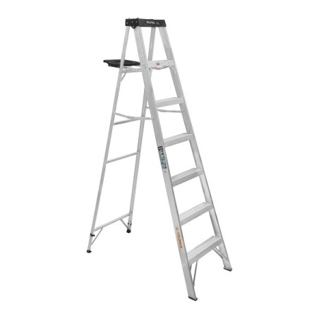  Escaleras  Tijera 6 Peldaños con Bandeja T3 Max3.4m P6.4kg EAluminio, Truper 10437 219.491525 Escalera Tipo Tijera con Bandeja 