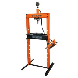 Prensa Hidraulica con Manometro 20 Toneladas, en acero de 50mm, retorno Automatico, PREH-20 17685 Truper 1624.576271 Prensa Hid