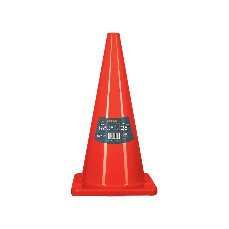  Conos de Precaucion 70 cm, Resistente a Impactos, Peso 2.50 kg, CONO-70 13122 Truper 56.779661 Conos de Precaucion 70 cm, Resis