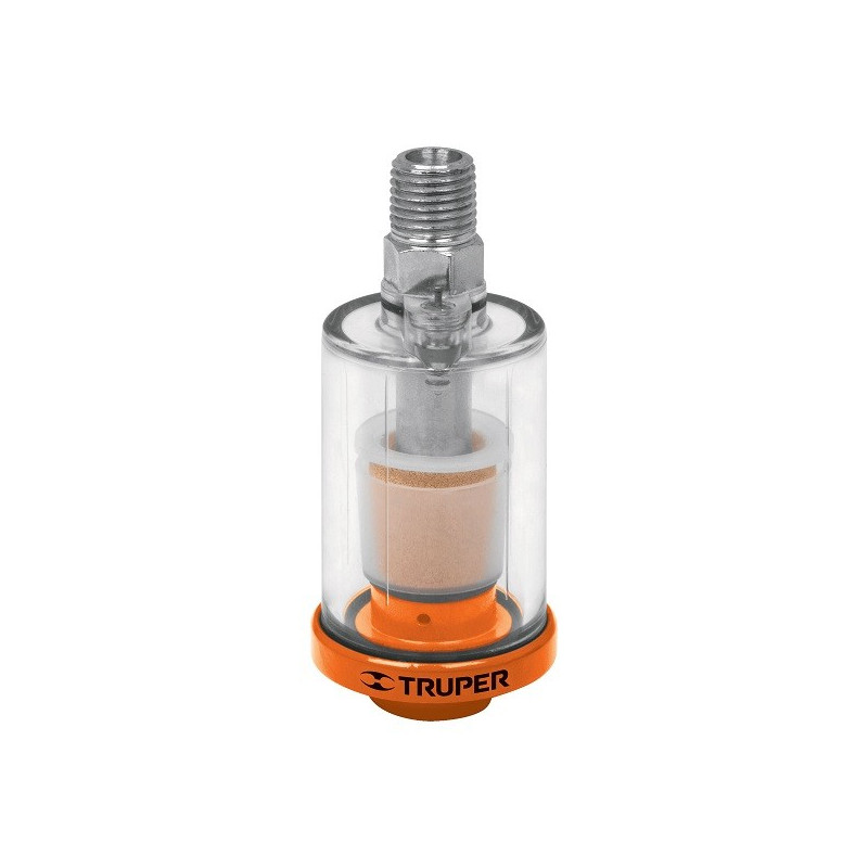  Filtro Separador de Agua y Aceite, Cuerpo de Aluminio, Maxima 120PSI, FISE 19027 Truper 13.559322 Filtro Separador de Agua y Ac