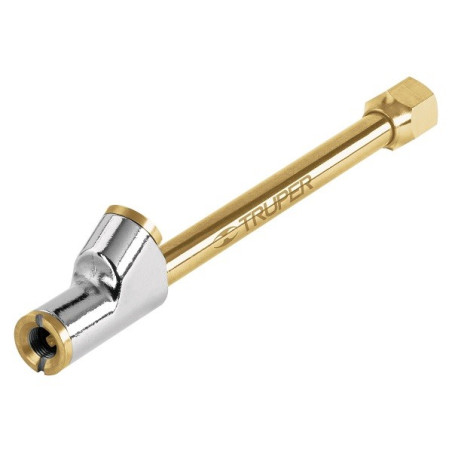  Inflador doble Cabeza Metalico, para llantas de Camion, 1/4 NPT, VAL-INF-1/4 19089 Truper 12.542373 Inflador doble Cabeza Metal