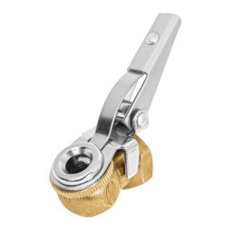  Cabeza Infladora de Llantas con Clip Hembra, Click para fijar valvula al Pivote, 1/4 NPT, BOCH 19026 Truper 9.40678 Cabeza Infl