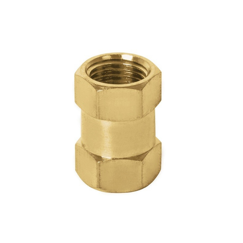  Acople Tipo FF Hembra a Hembra de Laton, Cuerda 1/4 NPT, COPLE 19025 Truper 3.220339 Acople Tipo FF Hembra a Hembra de Laton, C