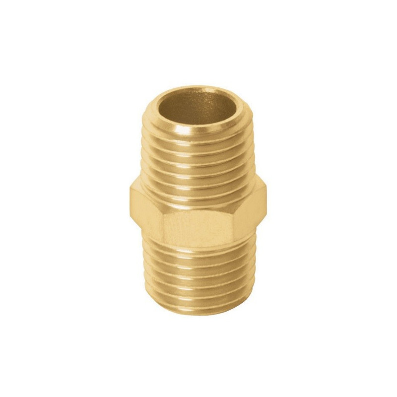  Niple Tipo mm de Laton, Cuerda 1/4 NPT, NIPLE 19024 Truper 3.050847 Niple Tipo mm de Laton, Cuerda 1/4 NPT, NIPLE 19024 Truper
