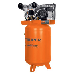  Compresoras de Aire de 4HP 120 Litros Vertical, Uso Ininterrumpido Arranque Automatico, Truper COMP-120LVC 102131 1677.966102 C