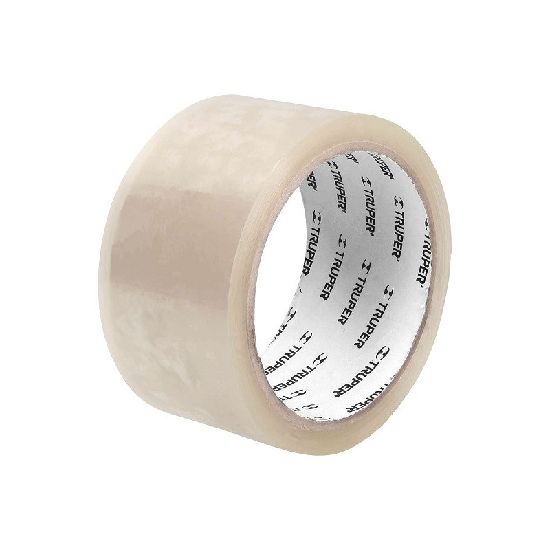  Cinta de Embalaje Transparente 48mm x 40m Adhesivo acrilico E0.050mm, Truper 12551 2.542373 Cinta de Embalaje Transparente, Lar