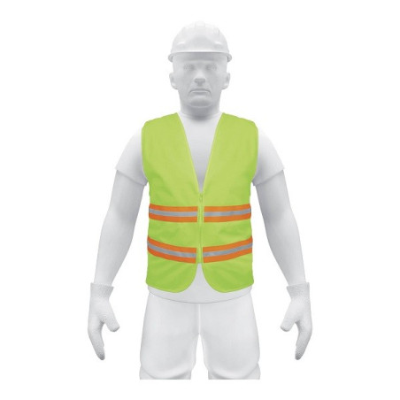  Chaleco de Seguridad Unitalla Verde Cintas Dobles 3/4" con cierre Alta Visibilidad, CHS-600V 13474 Truper 8.220339 Chaleco de S