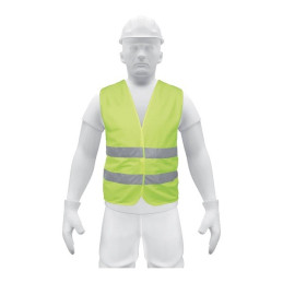  Chaleco de Seguridad Unitalla Verde Cintas 2" con cierre Alta Visibilidad, CHS-500V 13425 Truper 7.711864 Chaleco de Seguridad 