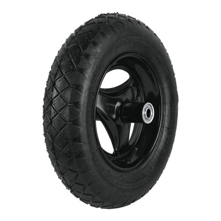  Llanta completa Neumatica Reforzada 16 x 3 Pulgadas, Rodamientos Alta durabilidad, RN-P 25006 Truper 44.915254 Llanta completa 