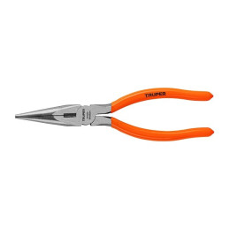  Alicate de punta y corte 8" acero al cromo vanadio mango de vinil, T203-8 17310 Truper 14.745763 Alicate de punta y corte 8" ac