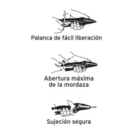  Alicate de Presion 4" Mordaza punta larga de Cromo molibdeno, PPT-4PL 17434 Truper 16.949153 Alicate de Presion 4" Mordaza punt