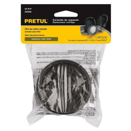  Cartucho de Repuesto Pinturas en Spray para Respirador RES-1-P RES-2-P, CF-PI-P 23394 Pretul 7.033898 Cartucho de Repuesto Pint