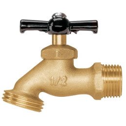  Caño para Jardin Conexión Roscada Macho 1/2" Salida 3/4", de Laton 100g, LL-JAR-P 22146 Pretul 7.79661 Caño para Jardin Conexió