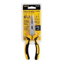  Alicate de punta y corte 6" Comfort Grip acero al carbono, PPC-6PX 22670 Pretul 8.644068 Alicate de punta y corte 6" Comfort Gr