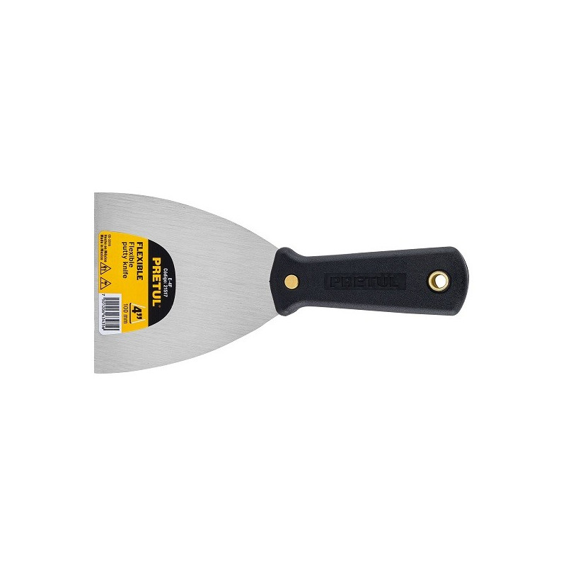  Espatula Flexible 4", Hoja a todo lo largo del Mango para maxima Resistencia, ET-4F 21517 Pretul 2.881356 Espatula Flexible 4",