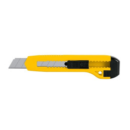  Cutter 6" 18mm Plastico 1Navaja de Acero, Pretul CUT-6P 22405 1.949153 Cutter Plastico Largo 6" Ancho 18mm, Navaja de Acero, CU