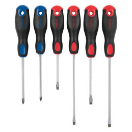  Juego Desarmadores 6 Pza 3/16 1/4" ComfortGrip Pretul 20220 16.949153 Juego Desarmadores 6 Pza 3/16 1/4" Mango Comfort Grip, JD