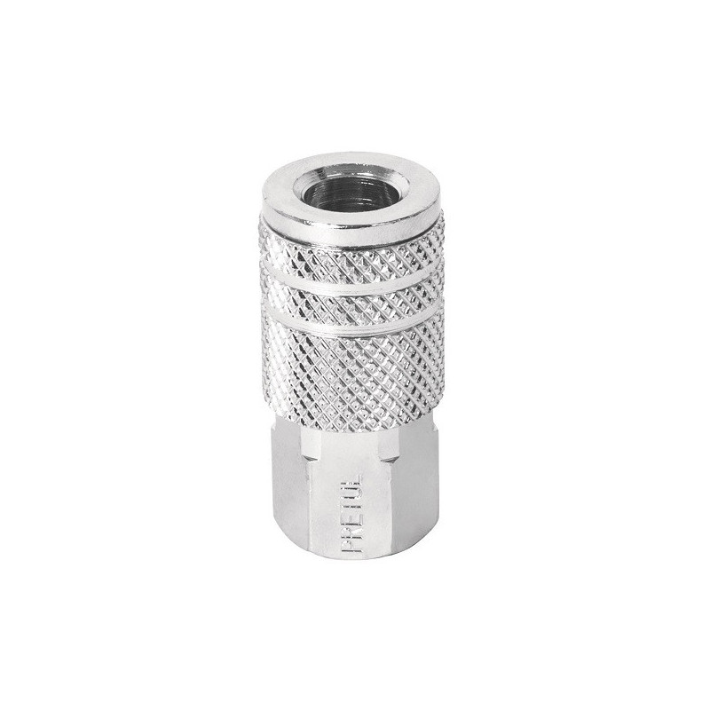  Conector Rapido de Acero Cromado Hembra, Cuerda 1/4 NPT, CORAL-HEM-1/4P 27022 Pretul 1.949153 Conector Rapido de Acero Cromado 