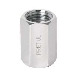  Acople Tipo FF Hembra a Hembra de Laton, Cuerda 1/4 NPT, COPLE-P 27027 Pretul 2.20339 Acople Tipo FF Hembra a Hembra de Laton, 