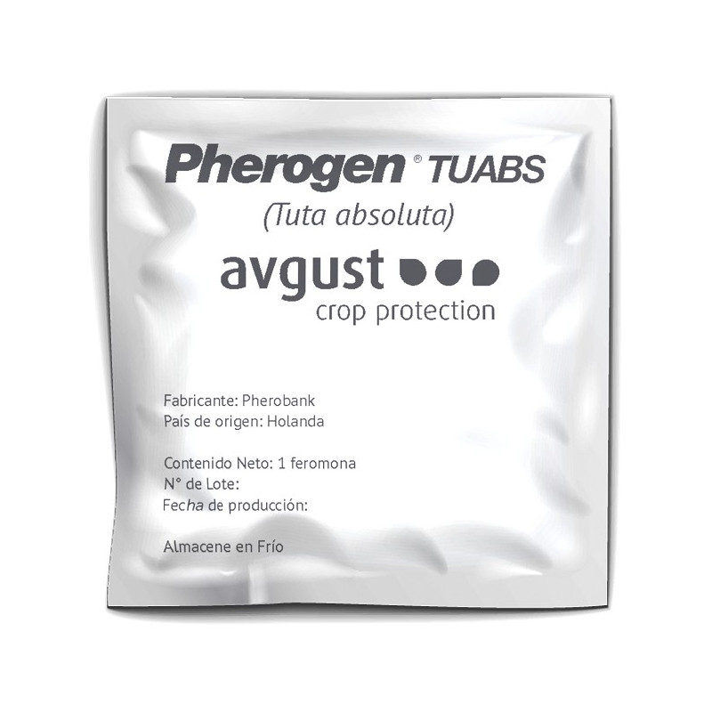  Pherogen Tuabs 1und, Feromona Tuta absoluta, Feromona sintetica atrae machos de polilla Tuta, Avgust 29 Pherogen Tuabs 1und, Fe