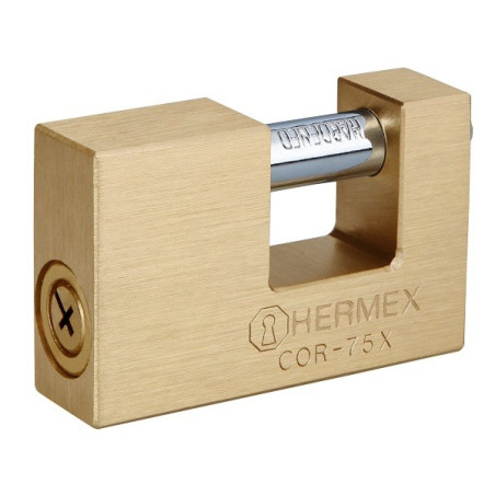  Candados Antipalanca 75mm S9 3Llaves Hermex 43353 69.491525 Candado Antipalanca 75mm Seguridad 9, cierre de balin incluye 3 Lla