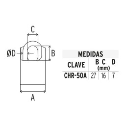  Candados Acorazado 50mm S6 Hierro 3llaves Anti-Ganzua Hermex 43313 16.610169 Candado Acorazado de Hierro 50mm Seguridad 6, cier