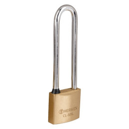  Candados 30mm S4 ExtraLargo 2llaves Hermex 43440 11.355932 Candado Pulido de Alta seguridad extra largo 30mm Seguridad 4, Inclu