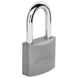  Candados 45mm S4 Hierro GanchoLargo 2llaves Hermex 43324 8.474576 Candado de Hierro Arco Largo 45mm Seguridad 4, 2 llaves tradi