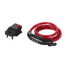  Cables de Seguridad de combinacion 10mm 1.20m, en acero con cubierta PVC, 4 Combinaciones, CB-10C 43925 Hermex 14.067797 Cable 