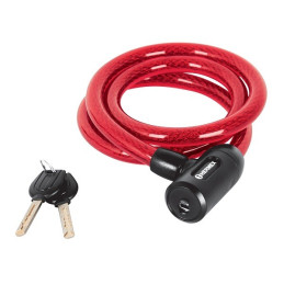  Cables de Seguridad con llave 15mm 1.20m, en acero con cubierta PVC, Incluyen 2 llaves tipo automotriz, CB-15 43920 Hermex 15.5