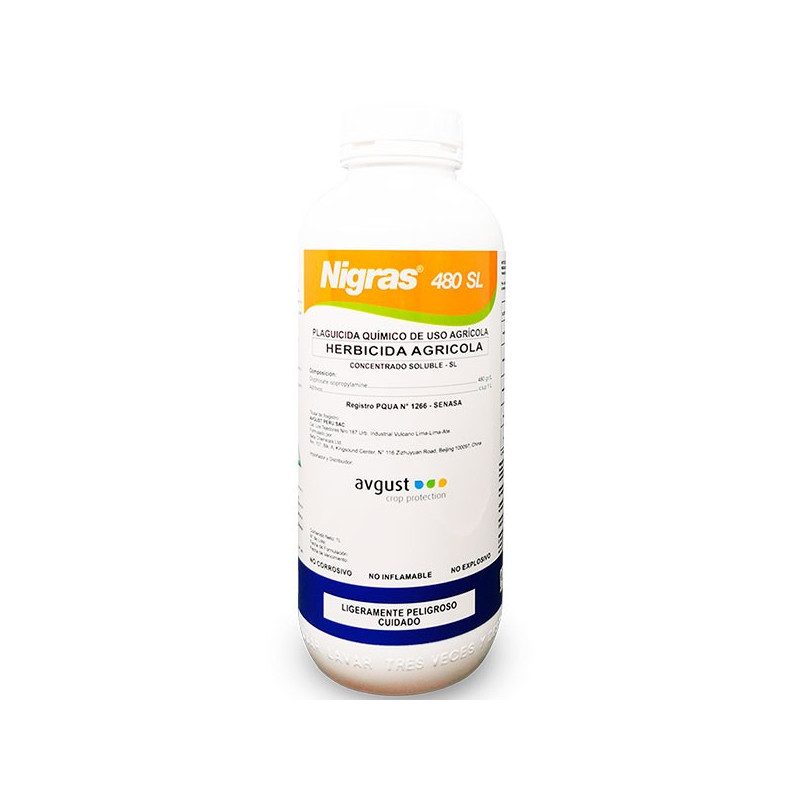  Nigras 1L, Glyphosate, Herbicida sistemico, post-emergente no selectivo, Avgust 26.271186 Nigras 1L, Glyphosate, Herbicida sist