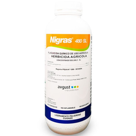  Nigras 1L, Glyphosate, Herbicida sistemico, post-emergente no selectivo, Avgust 26.271186 Nigras 1L, Glyphosate, Herbicida sist