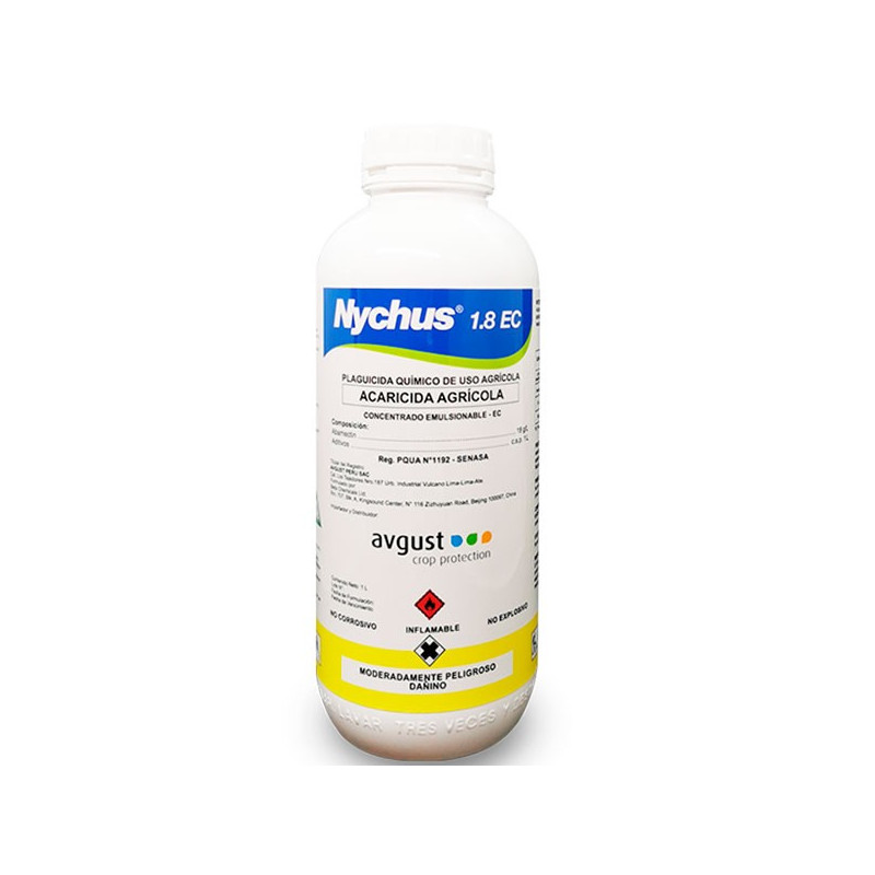  Nichus 1L, Abamectin, Acaricida con accion por ingestion, Avgust 46.610169 Nichus 1L, Abamectin, Acaricida con accion por inges