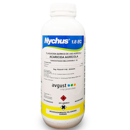 Nichus 1L, Abamectin, Acaricida con accion por ingestion, Avgust 46.610169 Nichus 1L, Abamectin, Acaricida con accion por inges