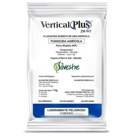  Vertical Plus 1Kg, Tebuconazole, Fungicida de amplio espectro, accion protectora y curativa, Silvestre 205.932203 Vertical Plus