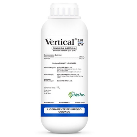  Vertical 1L, Tebuconazole, Fungicida de amplio espectro, accion protectora y curativa, Silvestre 105 Vertical 1L, Tebuconazole,