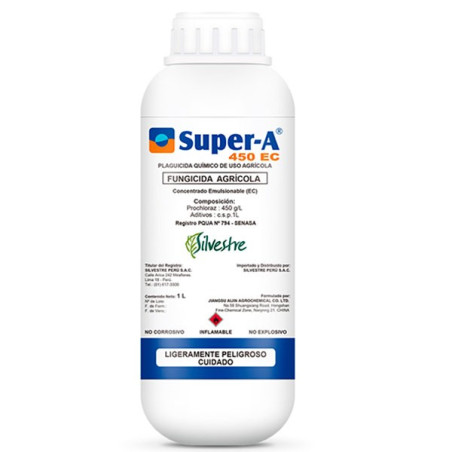  Super A 1L, Procloraz, Fungicida de contacto, accion translaminar, Silvestre 122.033898 Super A 1L, Procloraz, Fungicida de con