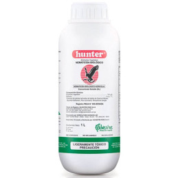  Hunter 1L, Nematicida biologico de extractos vegetales, acidos nucleicos, acidos grasos, Silvestre 122.033898 Hunter 1L, Nemati