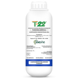  T-22 1L, Fungicida biologico derivado de Trichoderma harzianum cepa 22, Silvestre 183.050847 T-22 1L, Fungicida biologico deriv