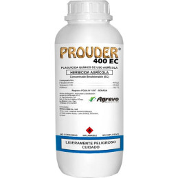  Prouder 1L, Pendimentalin 40 EC, Agrevo 43.220339 Prouder 1L, Pendimentalin 40 EC, Agrevo
Prouder 400 EC es un herbicida pre-em