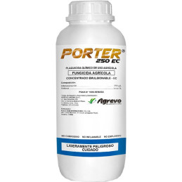  Porter 250ml, Difenoconazole 25 EC, Agrevo 32.20339 Porter 250ml, Difenoconazole 25 EC, Agrevo
Es un fungicida perteneciente al