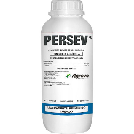 Persev 1L, Pirimetanil 40 SC, Agrevo 81 Persev 1L, Pirimetanil 40 SC, Agrevo
Fungicida preventivo y curativo, controla eficazme