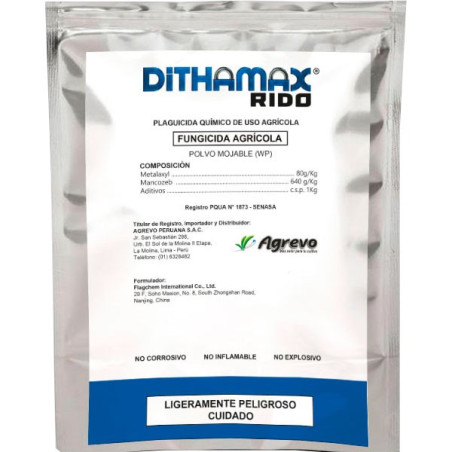  Dithamax Rido 1Kg, Metalaxyl 8+Mancozeb 64 WP, Agrevo 53.389831 Dithamax Rido 1Kg, Metalaxyl 8+Mancozeb 64 WP, Agrevo
Es un fun