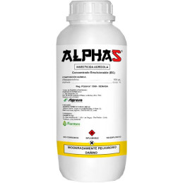  Alphas 1L, Alfacipermetrina 100 EC, Agrevo 38.983051 Alphas 1L, Alfacipermetrina 100 EC, Agrevo
ALPHAS 100 EC es un insecticida