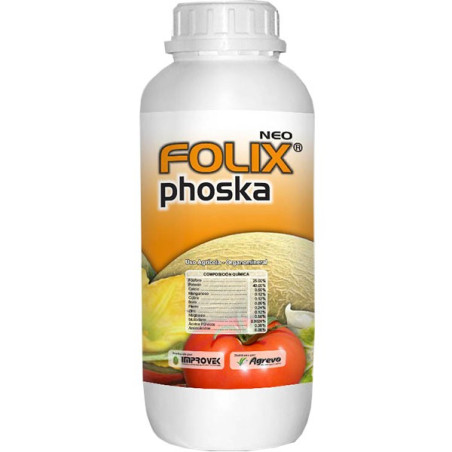  Folix Phoska 20L, Fosforo+Potasio+Aminoacido, Nutrientes Complejos, Agrevo 588.135593 Folix Phoska 20L, Fosforo+Potasio+Aminoac