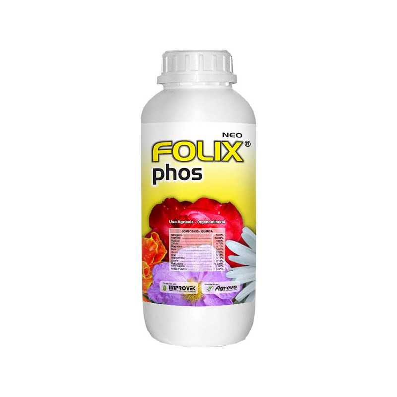  Folix Phos 20L, Fosforo+Aminoacido, Nutrientes Complejos, Agrevo 446.610169 Folix Phos 20L, Fosforo+Aminoacido, Nutrientes Comp