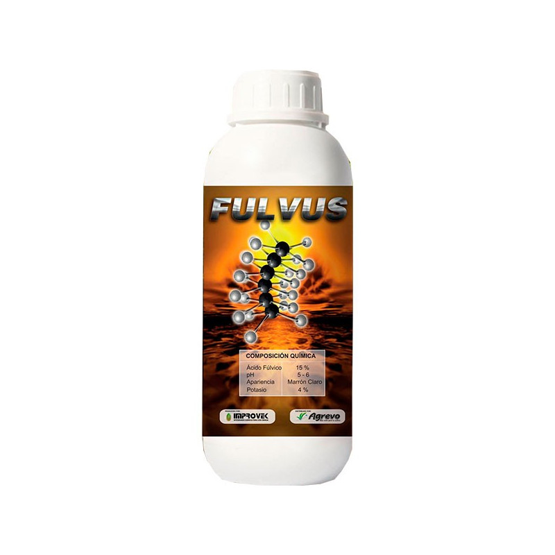  Fulvus 1L, Acido Fulvico 15% Foliar Actividad Bioestimulante, Agrevo 58.474576 Fulvus 1L, Acido Fulvico 15% Foliar Actividad Bi