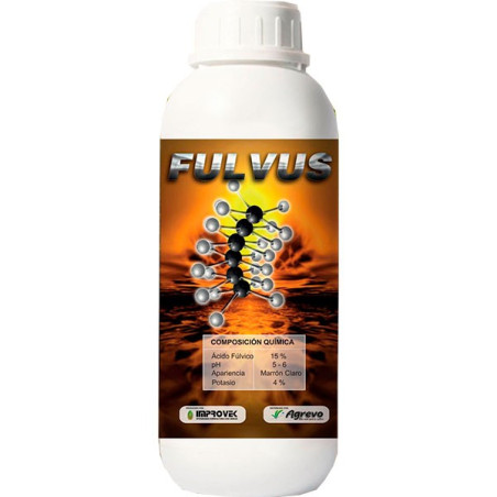  Fulvus 1L, Acido Fulvico 15% Foliar Actividad Bioestimulante, Agrevo 58.474576 Fulvus 1L, Acido Fulvico 15% Foliar Actividad Bi
