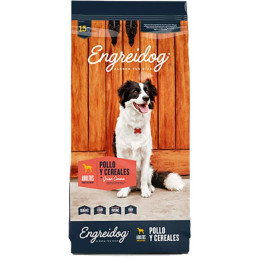  Engreidog Pollo y Cereales 15Kg, Alimento Caninos Adultos, Montana 161.864407 Engreidog Pollo y Cereales 15Kg, Alimento Caninos